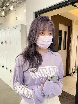 ロング カラー ボブ/ミニボブ/ 立河今日子のヘアスタイル