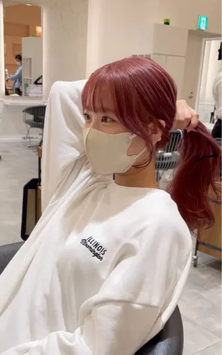 セミロング カラー Kazuki 艶髪特化のヘアスタイル