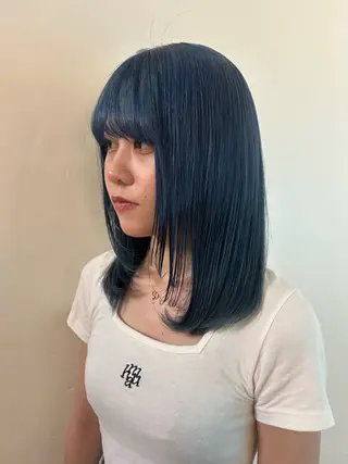 セミロング カラー マツエク/ハイト ーン🌺kae🌺のヘアスタイル