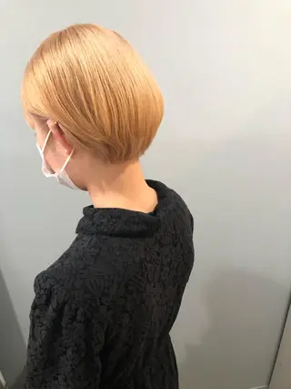 ショート カラー 艶髪/韓国レイヤー イノウエヒロキのヘアスタイル