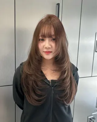 ロング 大人レイヤー/艶美髪 🇺🇸TOMONAのヘアスタイル