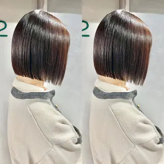 ショート ボブ/髪質改善/ ミディアム/浅川俊輝のヘアスタイル
