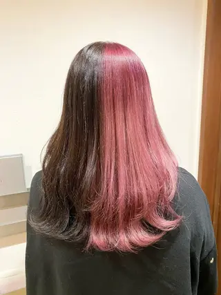 セミロング カラー 萩原 凌✄﻿のヘアスタイル