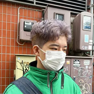 ショート カラー メンズ 🎖️似合わせメンズ パーマ🎖️カネキのヘアスタイル