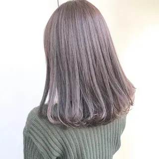 セミロング カラー 【透明感×レイヤー】 🍃RIKU🍃のヘアスタイル