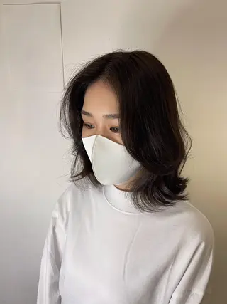 ミディアム カラー ていねい技術No.1 🌈諏訪 健太のヘアスタイル