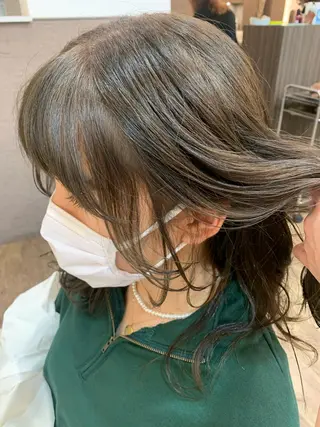 セミロング 🦋艶モテカラー/ヘ アセット🦋YURIのヘアスタイル