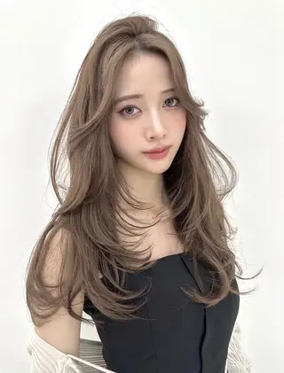 ロング カラー belle   表参道　terrace所属・抜きっぱなしブロンド /ハイトーン/カナタのヘアスタイル