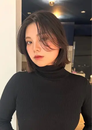 ミディアム カラー パーマ メンズ レイヤー/透明感/ ブリーチなし/わかなのヘアスタイル