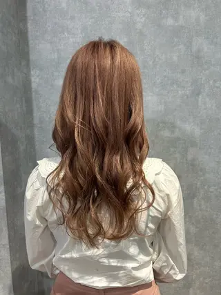 セミロング 最新ケアカラー 髪質改善YUTOのヘアスタイル