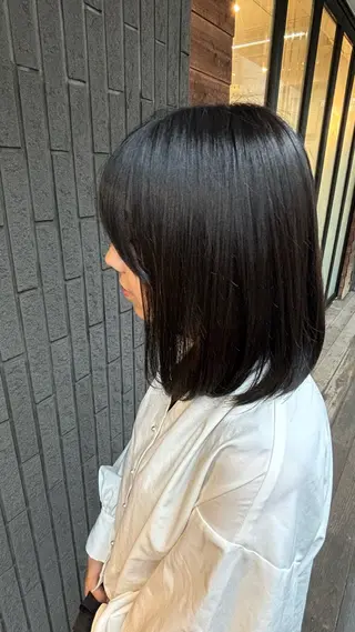 ミディアム ゆうこ🍀髪質改善/ ストレート/艶カラーのヘアスタイル