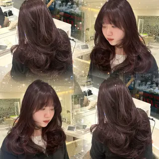 ロング 中韓𝐌𝐈𝐗🩶 𝐘𝐔𝐊𝐀のヘアスタイル