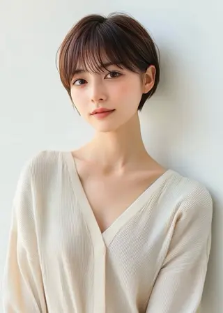ショート 美髪×縮毛矯正 水上真由美😘のヘアスタイル