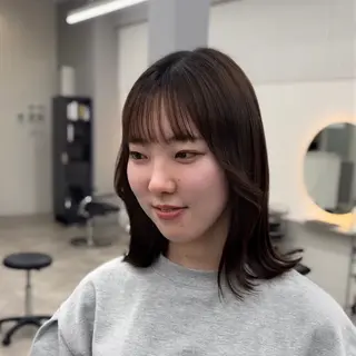 ミディアム 【レイヤー×透明感 カラー】mayaのヘアスタイル