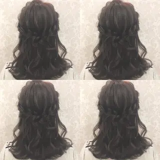 ミディアム カラー ヘアアレンジ 🌷MAYU 🌷のヘアスタイル