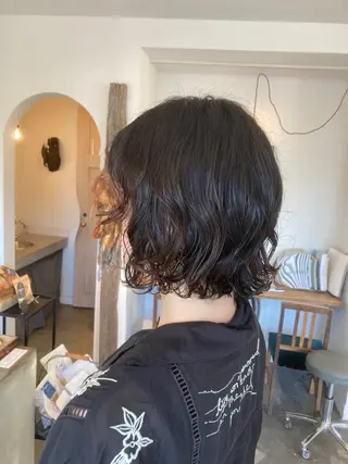 ショート パーマ vahan所属・vahan✂︎ 小林未果🕊のヘアスタイル