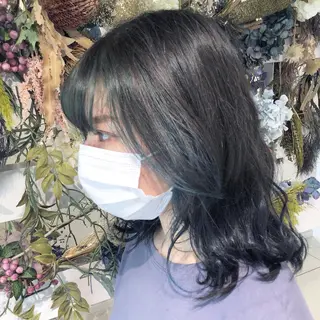 セミロング カラー 髪質改善クロスパーマ モリオカ モエ💫のその他イメージ