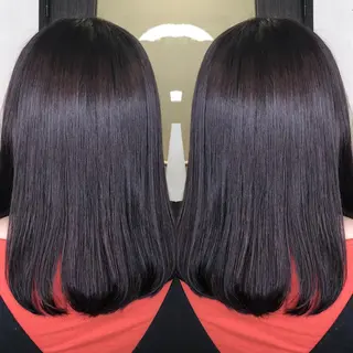 ミディアム カラー 韓国🇰🇷 ✂︎hair 内田愛のヘアスタイル