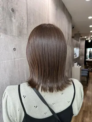 ミディアム 美容室 _WHITE＋ 南海難波店【アンダーホワイトプラス】所属・✨レイヤー/透明感 /豊嶋里緒✨のヘアスタイル