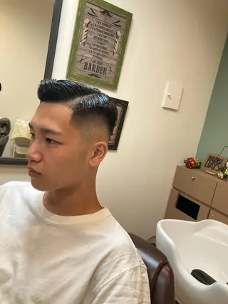 ショート メンズ メンズパーマ メンズカットYUKIのヘアスタイル