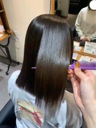 ミディアム カラー Dears 香芝店所属・関 優希のヘアスタイル