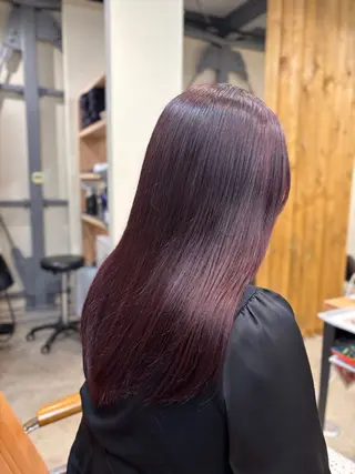 セミロング カラー ユウリ YURIのヘアスタイル