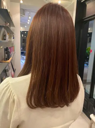 ミディアム カラー Tomoka🐶🌟 似合わせカット✂︎のヘアスタイル