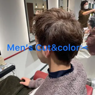 ショート カラー メンズ メンズパーマ/カラー /須藤　大貴のヘアスタイル