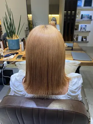 セミロング GLAD所属・ナガヤマ ミユのヘアスタイル