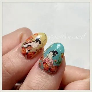 ネイル Beauty salon Ryu・ange所属・PEARL ROSE パールローズのネイルデザイン