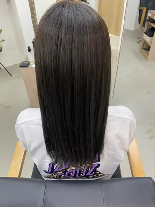 ロング akane/ 縮毛矯正/暖色のヘアスタイル