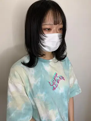 ミディアム 🫧ウルフカット/ 畑中結衣🫧のヘアスタイル