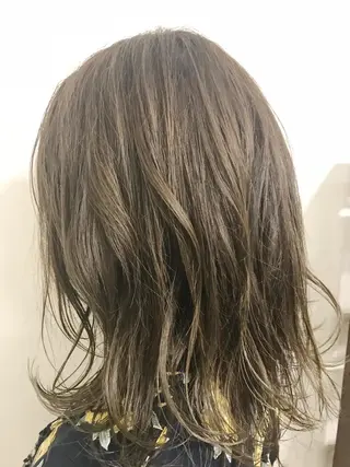 セミロング カラー 池田 雄太 ✨美髪縮毛矯正✨のヘアスタイル