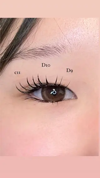 マツエク・マツパ ＋tico _ayanaのマツエク・マツパデザイン