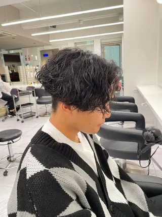 ショート カラー パーマ ヘアアレンジ メンズ 🔷横浜/メンズ TAKUMI🔷のヘアスタイル