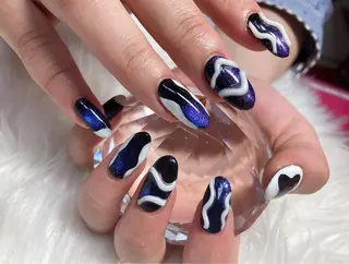 セミロング ネイル nail yukkoのネイルデザイン