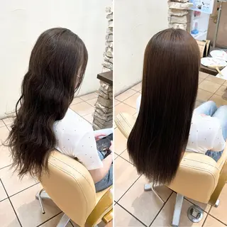 ロング 地毛風ストレート ⚡️下ノ村柊斗⚡️のヘアスタイル