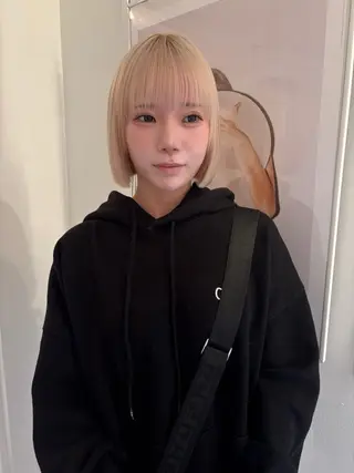 ショート riria/ボブ /ブラウンカラー🎀のヘアスタイル