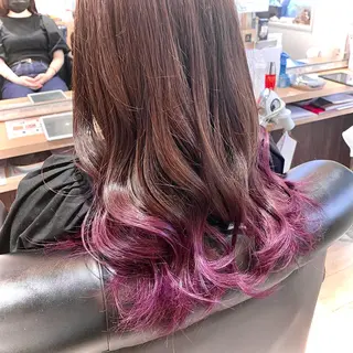 ロング カラー ダブルカラー🎉 ハイトーン🎉スドウのヘアスタイル