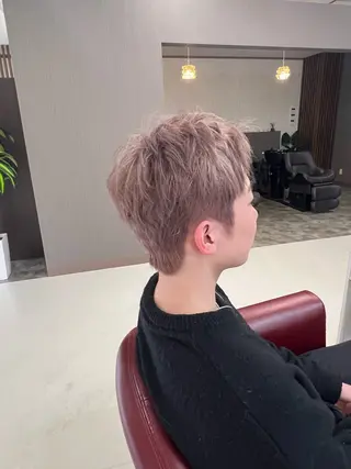 ショート カラー メンズ KEN 🌟のヘアスタイル