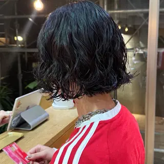 ショート パーマ 大橋 芽衣のヘアスタイル