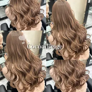 ロング カラー メンズ Re:to By True Creation 大宮所属・🫧💞ハイトーン 瀧田 菜々花🦄🫧のヘアスタイル