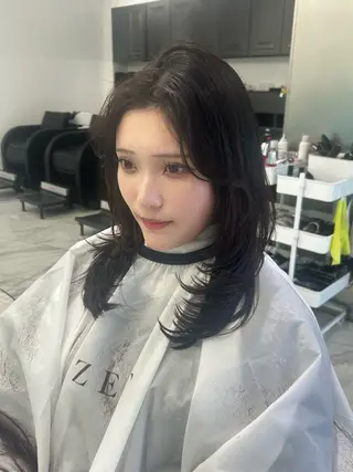 ロング レイヤー/マツエク 💋𝑨𝑵𝑵𝑨のヘアスタイル