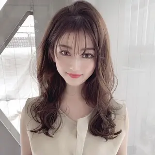 ロング カラー ✨️美髪矯正×似合わ せ艶カラー✨藤田透のヘアスタイル