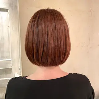 ミディアム カラー 銀座No.1髪質改善 縮毛矯正/本木のヘアスタイル