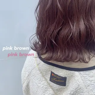 ミディアム カラー 田中 優衣のヘアスタイル