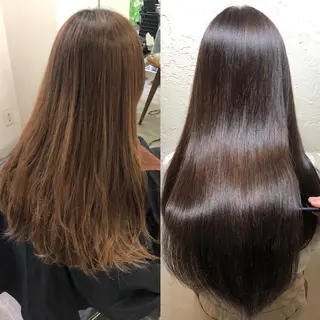 ロング 艶カラー🩵💛 NANAのヘアスタイル