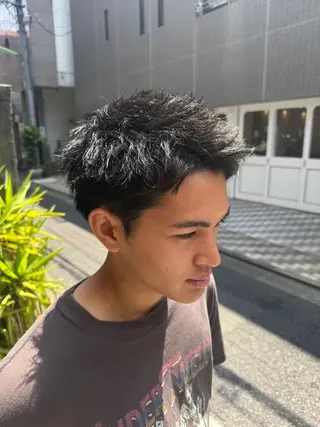 メンズ スキバサミを使わない カット✂︎カズマのヘアスタイル