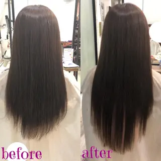 ロング カラー パーマ ヘアアレンジ ネイル 八巻 晴香のヘアスタイル