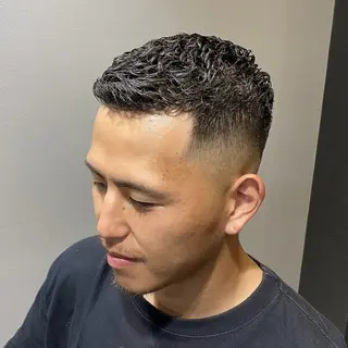 パーマ メンズ CUFFIA 天王寺のヘアスタイル